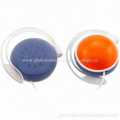 Lightweight Stereo Earhook Headphones, Suitable for MP3 Players, CDs, PCs, Other Multimedia Players